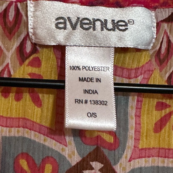 Avenue boho‎ beach coverup on size fun bright - Picture 3 of 9